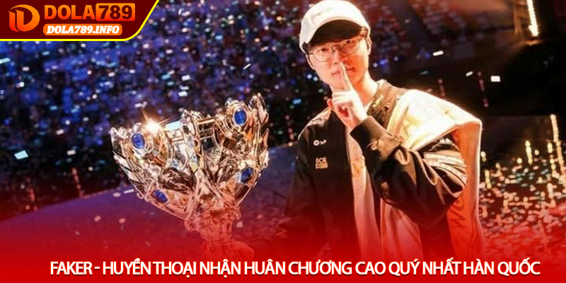 Faker - Huyền thoại nhận huân chương cao quý nhất Hàn Quốc